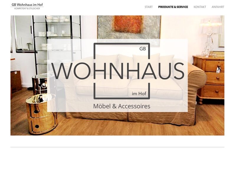 Website von Wohnhaus im Hof in Leichlingen